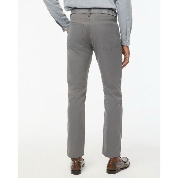J. Crew Straight-fit five-pocket tech pant Metropolis Gray Size 29x30 NWT CG392 - Picture 3 of 8